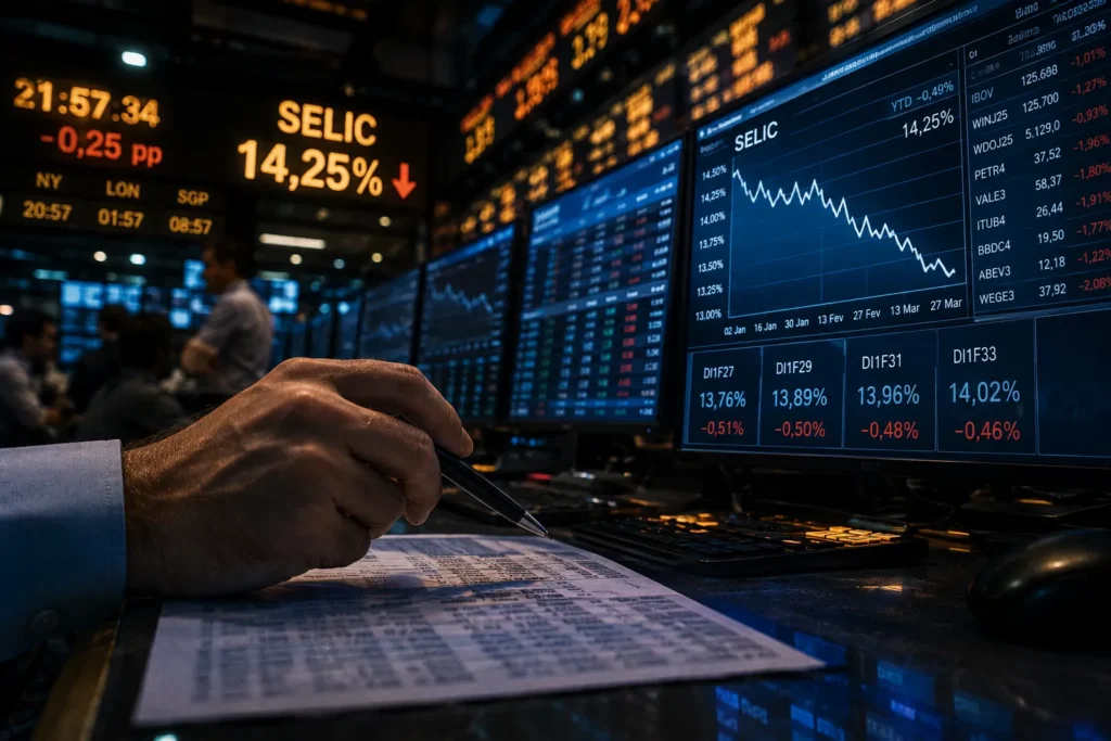 Ibovespa abre sob impacto do corte da Selic e do comunicado do Copom