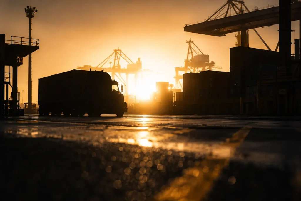 Obras viárias aceleram acesso de caminhões aos terminais do Porto de Vancouver