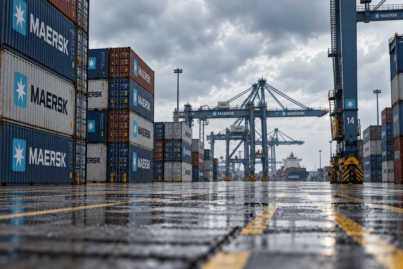 Maersk anuncia sobretaxa de até US$ 1 mil para cargas da América do Sul