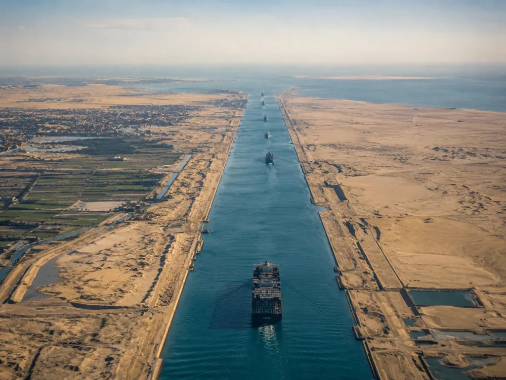 Crise no Mar Vermelho ressuscita rota longa pelo Canal de Suez