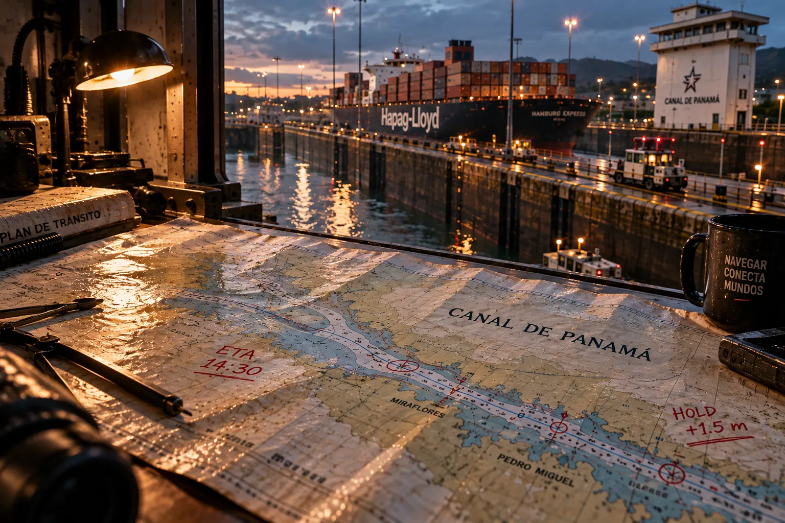 Hapag-Lloyd alerta para atrasos e custos maiores com restrições no Canal do Panamá