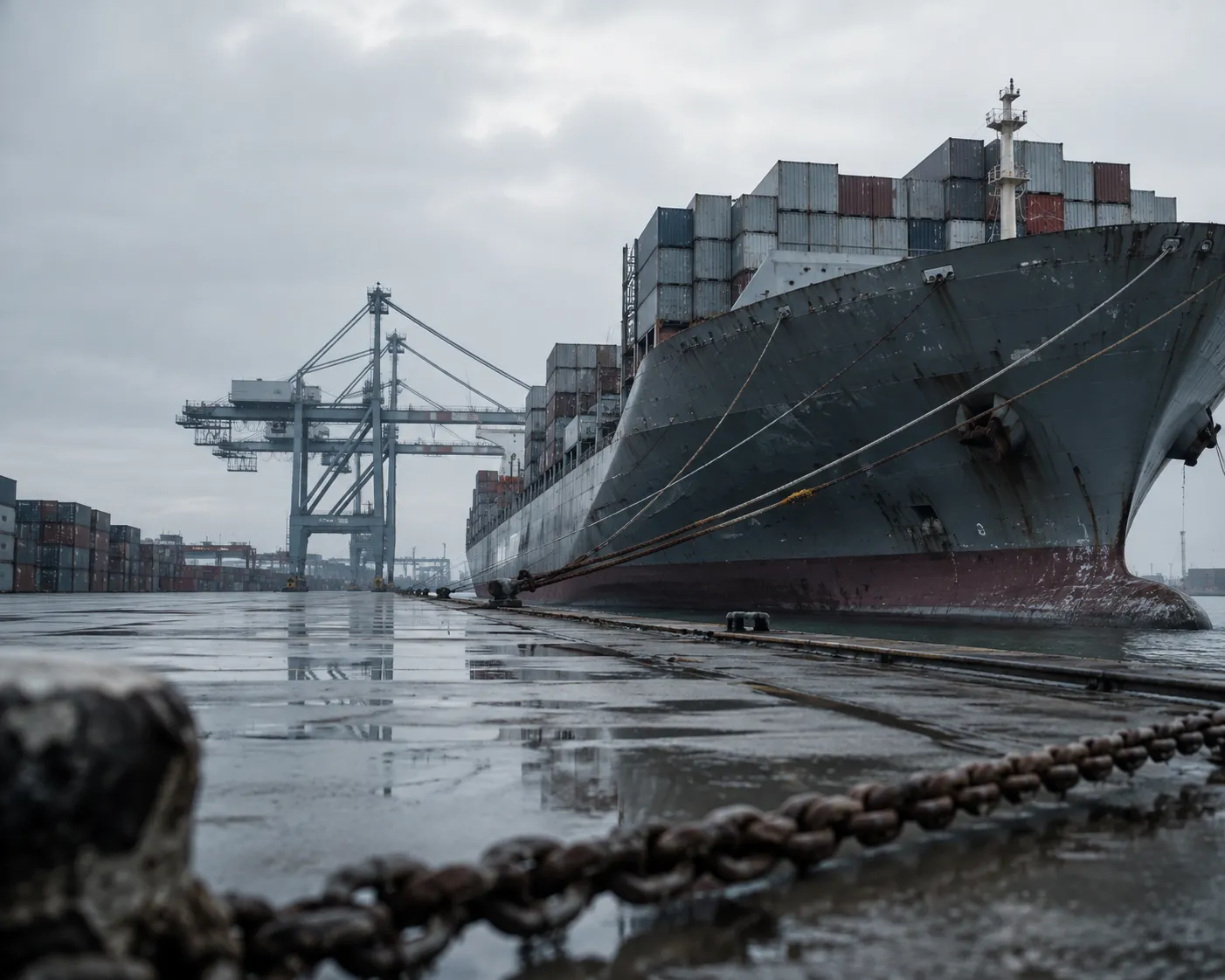 Drone atinge porta-contêineres e MSC suspende novas reservas para porto russo