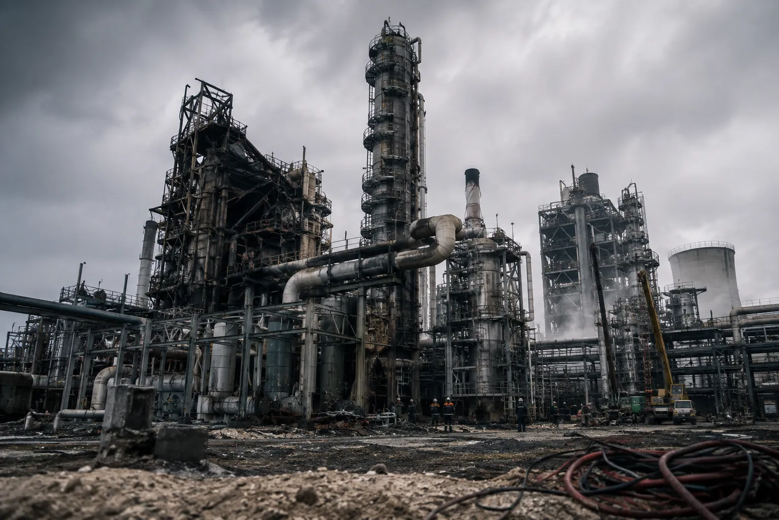 Incêndio atinge megacomplexo petroquímico de Rússia e China