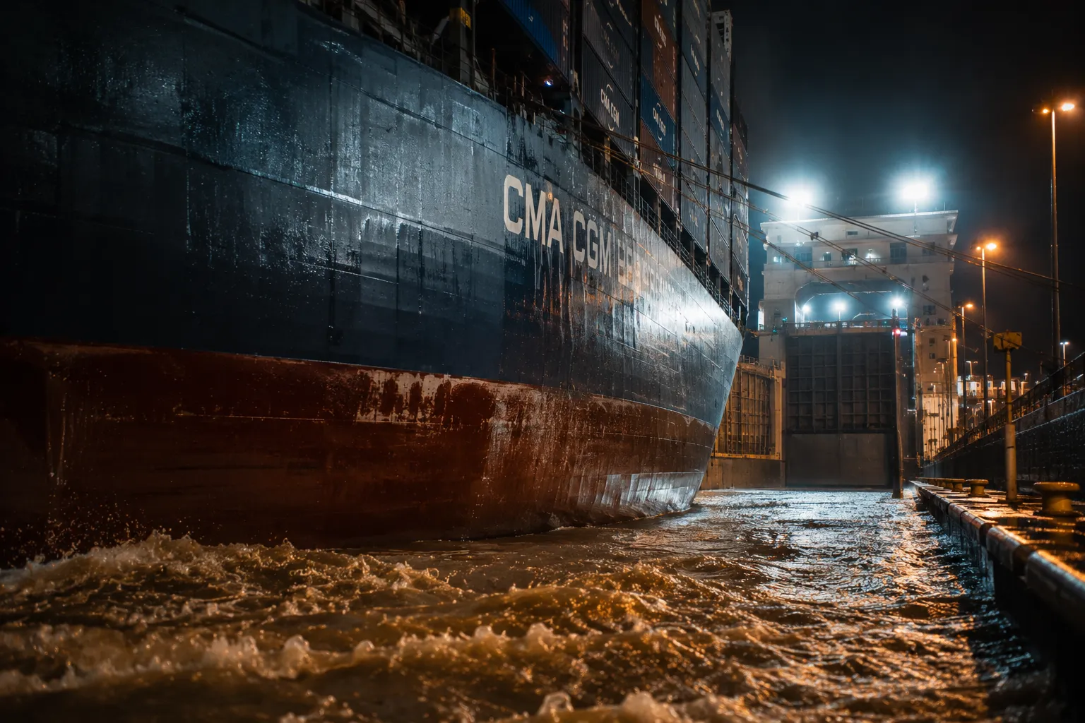 Seca leva navio a pagar recorde de US$ 5,3 milhões para atravessar Canal do Panamá